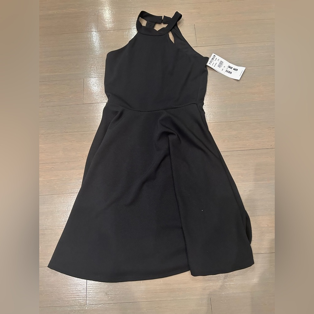 Halter Dress in Black
